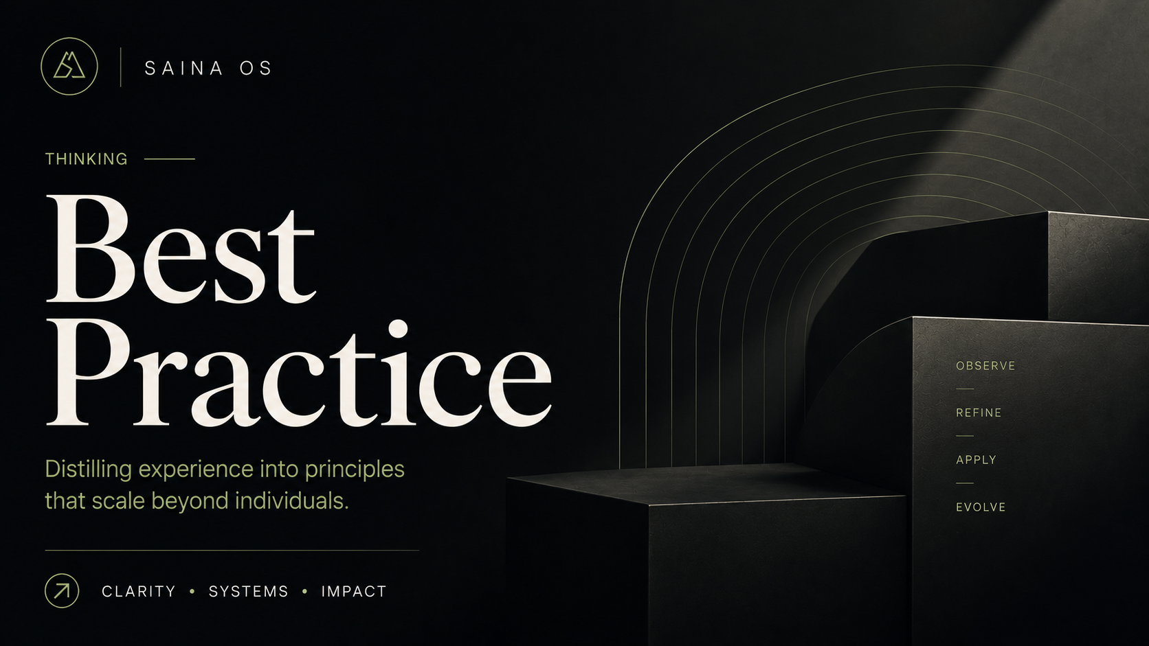 The End of Best Practices